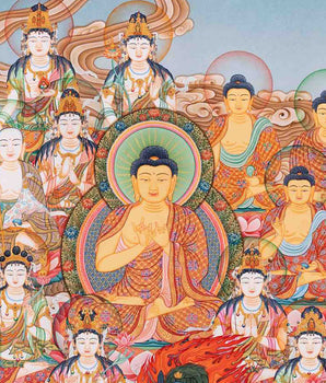 Shakyamuni Buddha Thangka | Original Tibetan Buddhist Religious Painting