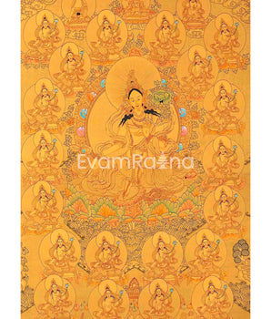 Full 24K Gold Style 21 Green Tara Thangka | Fine Quality | Green Tara Goddess |