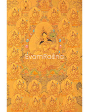 Full 24K Gold Style 21 Green Tara Thangka | Fine Quality | Green Tara Goddess |