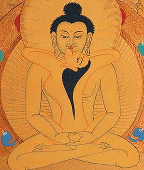 Samantabhadra Yab Yum Buddha Thanka | Art Painting For Meditation and Yoga