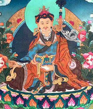 Guru Rinpoche Thangka | Original Hand Painted Padmasambhava Art Painting For Home