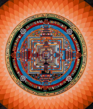 Thangka Kalachakra mandala | Thangka Painting Nepal | Wheel Of Time