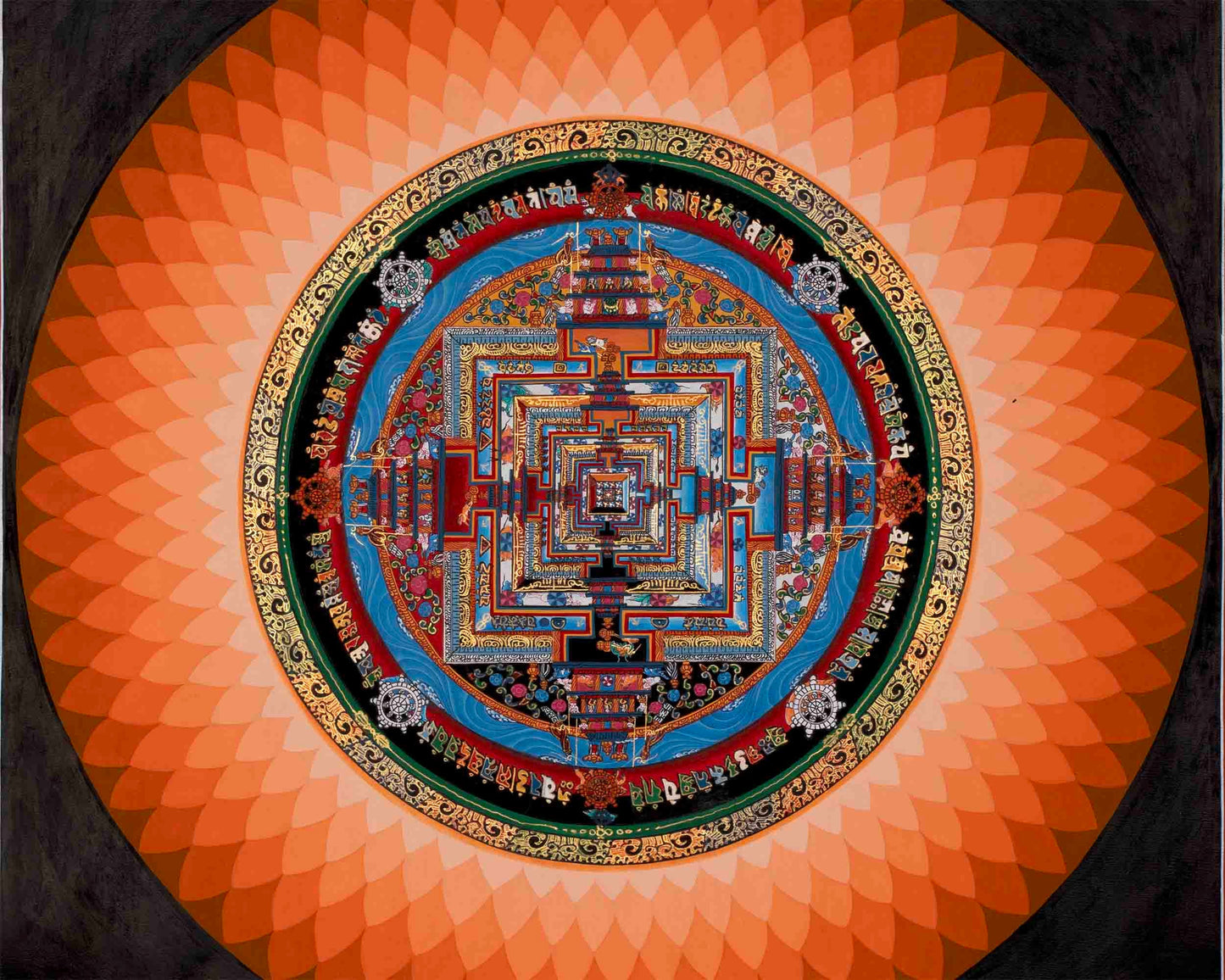 Thangka Kalachakra mandala | Thangka Painting Nepal | Wheel Of Time