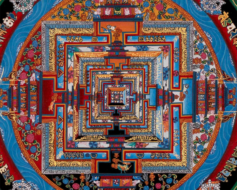 Thangka Kalachakra mandala | Thangka Painting Nepal | Wheel Of Time