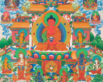 Original Amitabha Buddha Pure Land | Sukhavati Bhuwan