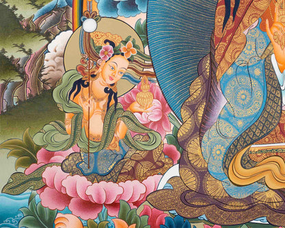 8 Guru Manifestation Thangka | Guru Rinpoche | Lotus Guru: Padmasambhava |