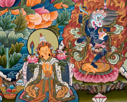 8 Guru Manifestation Thangka | Guru Rinpoche | Lotus Guru: Padmasambhava |