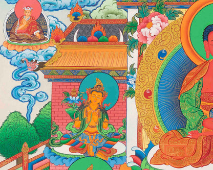 Original Amitabha Buddha Pure Land | Sukhavati Bhuwan