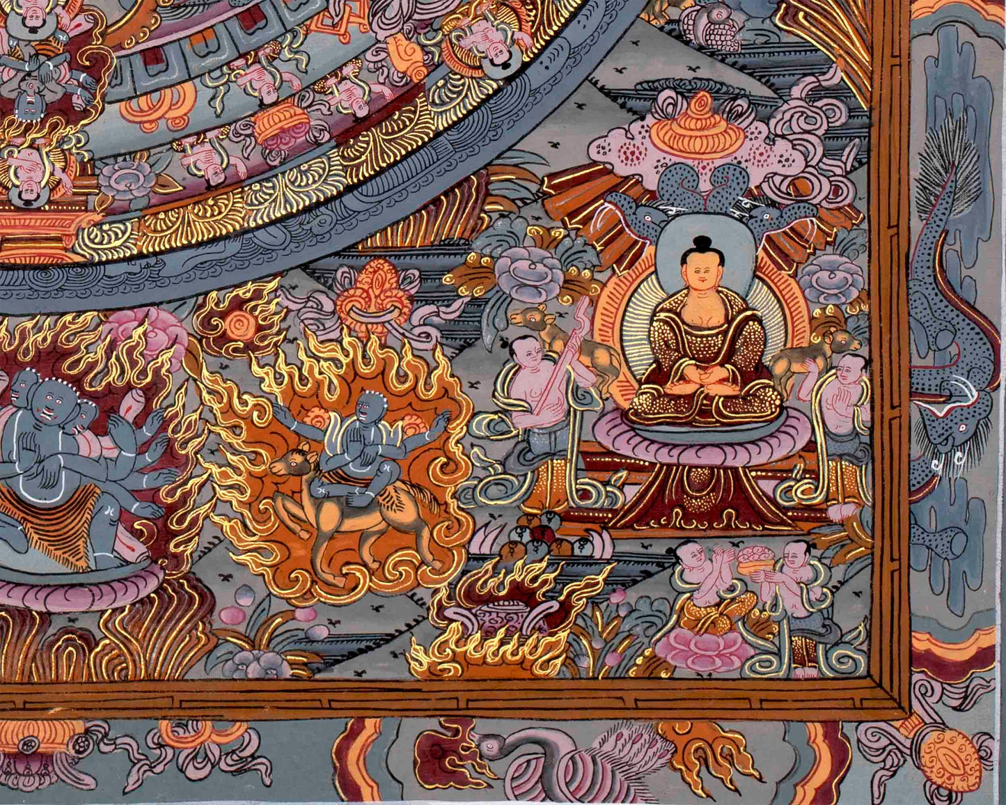 Hevajra Mandala Thangka | Tibetan Mandala Thangka