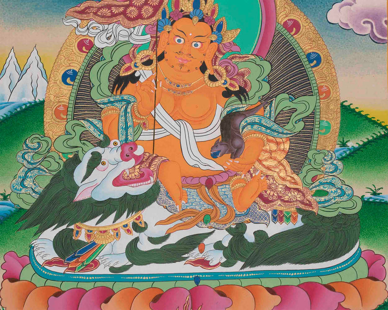 Original Hand-Painted Namtose Thangka Painting | Buddhist Religious Art