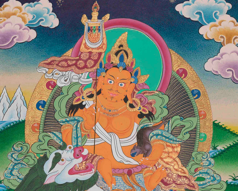 Original Hand-Painted Namtose Thangka Painting | Buddhist Religious Art