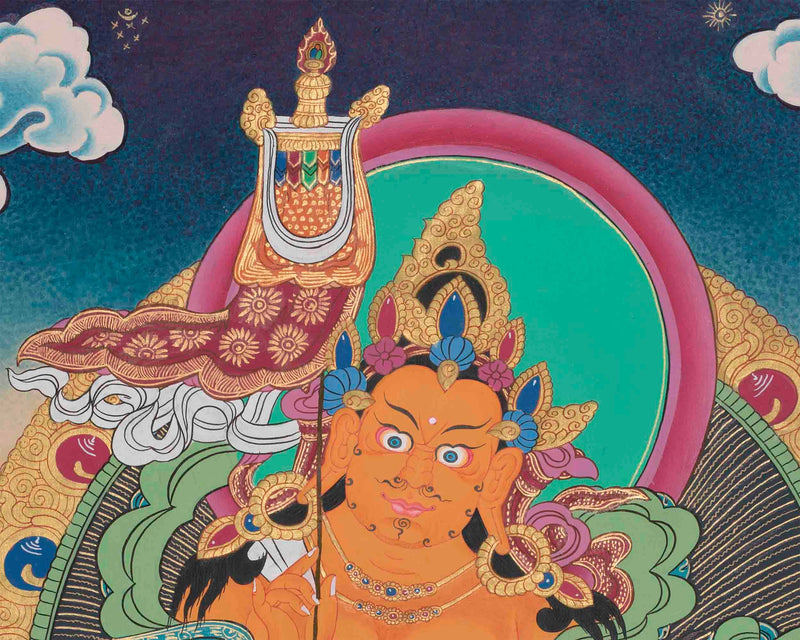 Original Hand-Painted Namtose Thangka Painting | Buddhist Religious Art