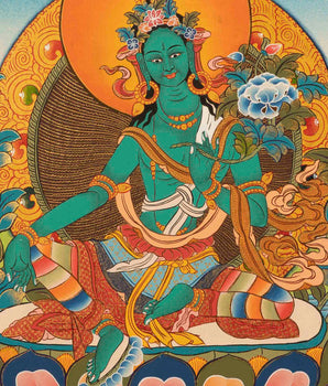 Green Tara Thangka | Mother of Liberation |