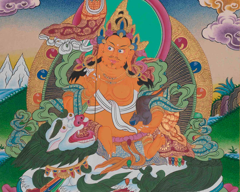 Original Hand-Painted Namtose Thangka Painting | Buddhist Religious Art