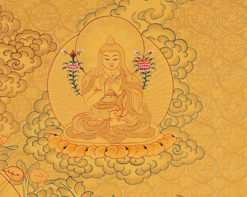 Real Full 24K Gold White Tara Thangka | Goddess of Compassion and Longevity |