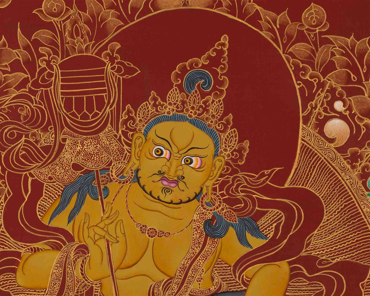 Namtose Thangka Painting |Tibetan Buddhist Wealth Deity