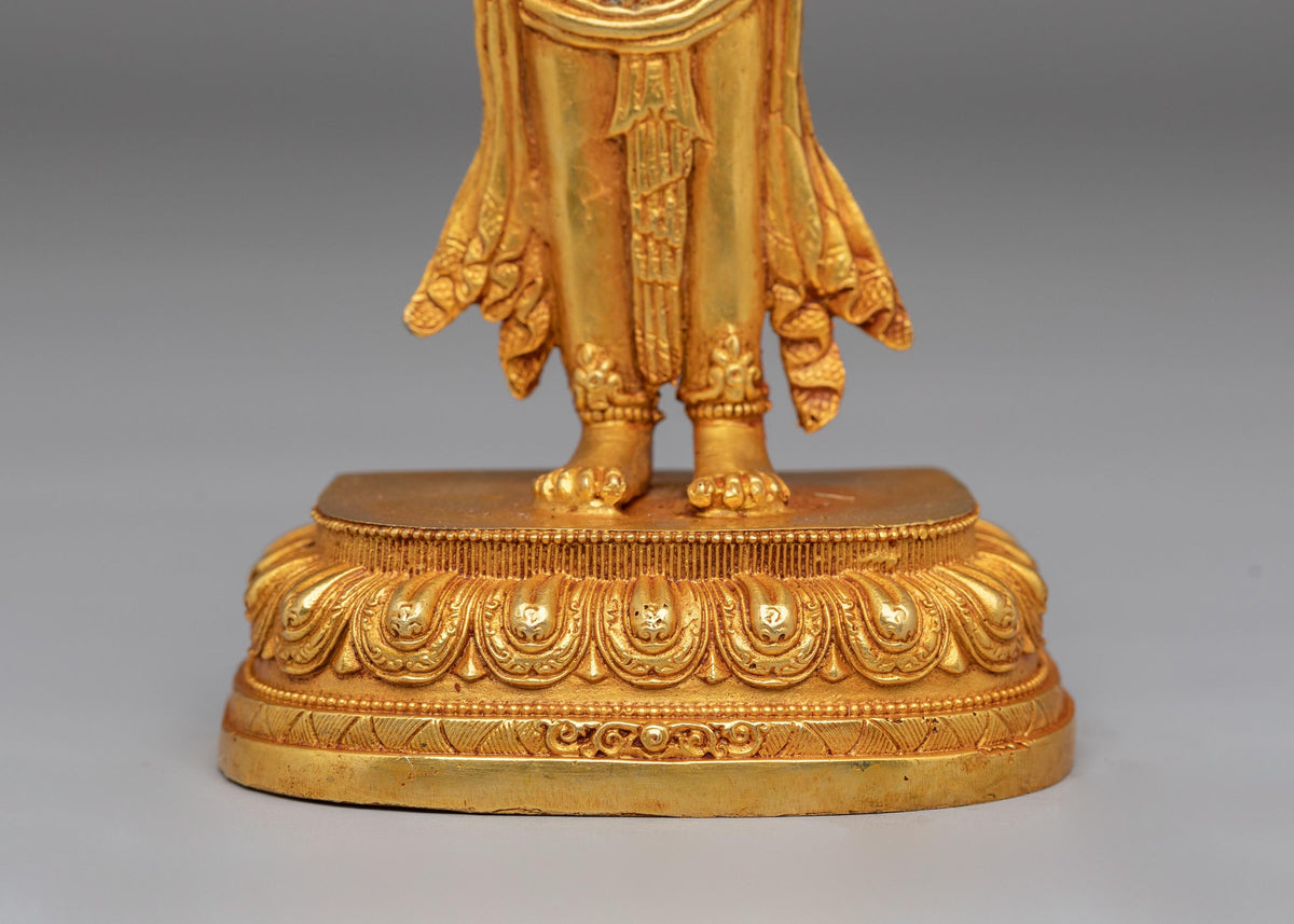 Lokeshwor Statue Bodhisattva of Compassion | Handcrafted Buddhist Artwork