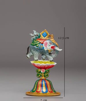 Raja & Rani Decorative Set | Handcrafted Copper Statue for Home Temple