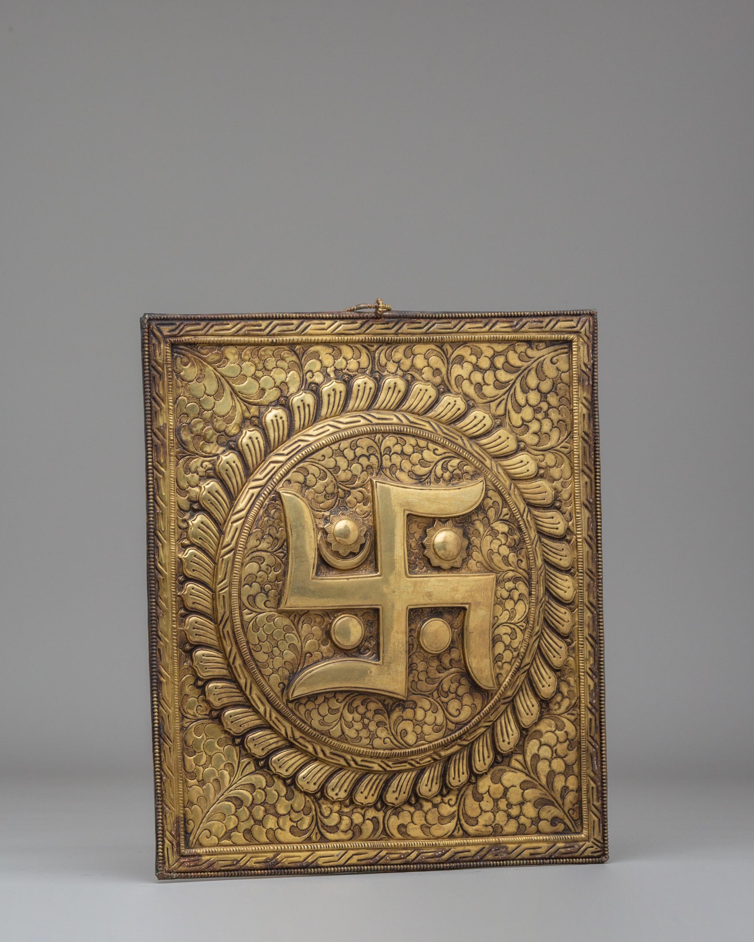 Handmade Swastik Wall Hanging | Sacred Symbol for Home Decor