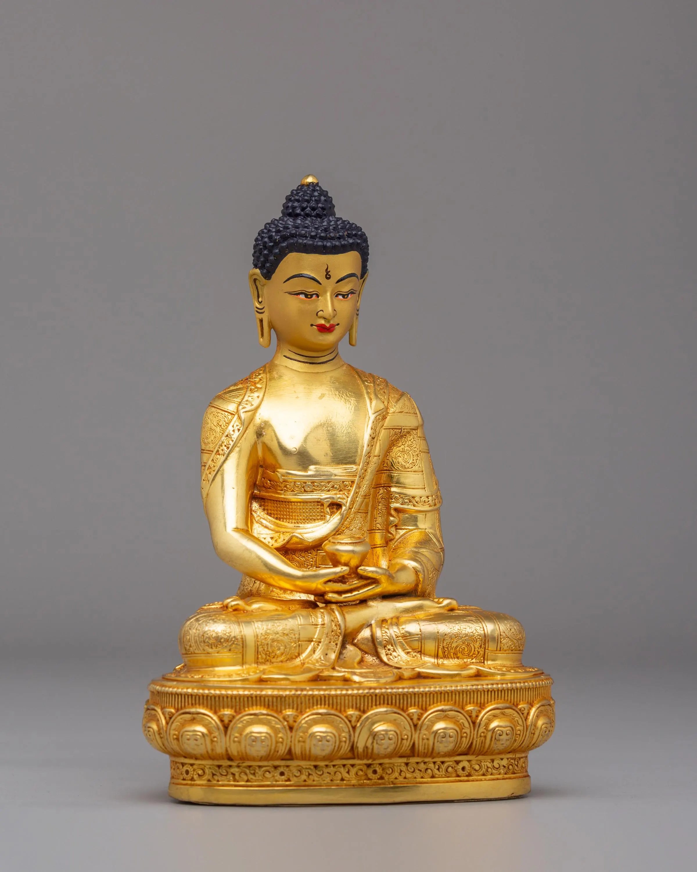 Handmade Amitabha Buddha Buddhist Statue | Sacred Artwork for Meditation