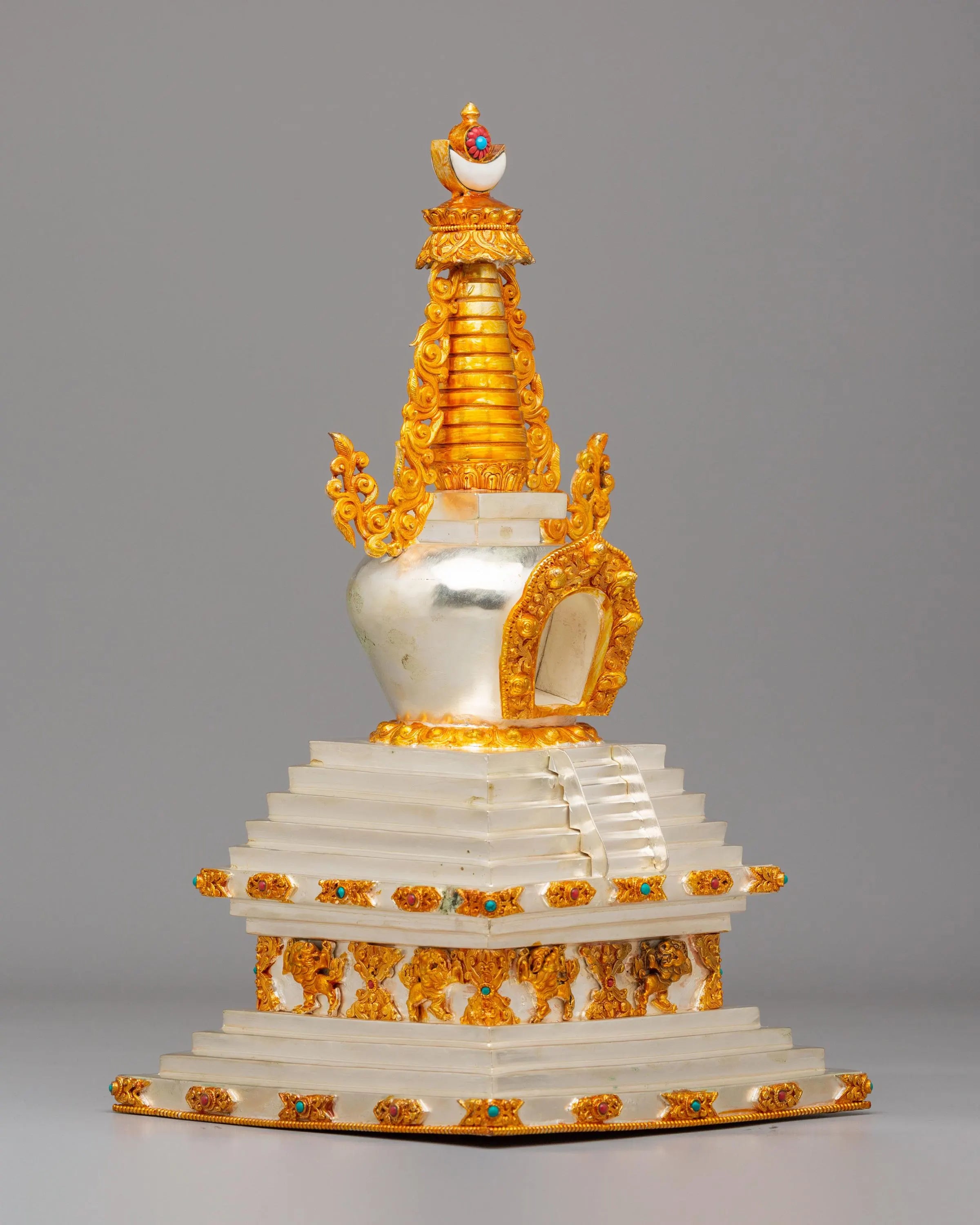 Scared Tibetan Stupa | Handcrafted Buddhist Shrine