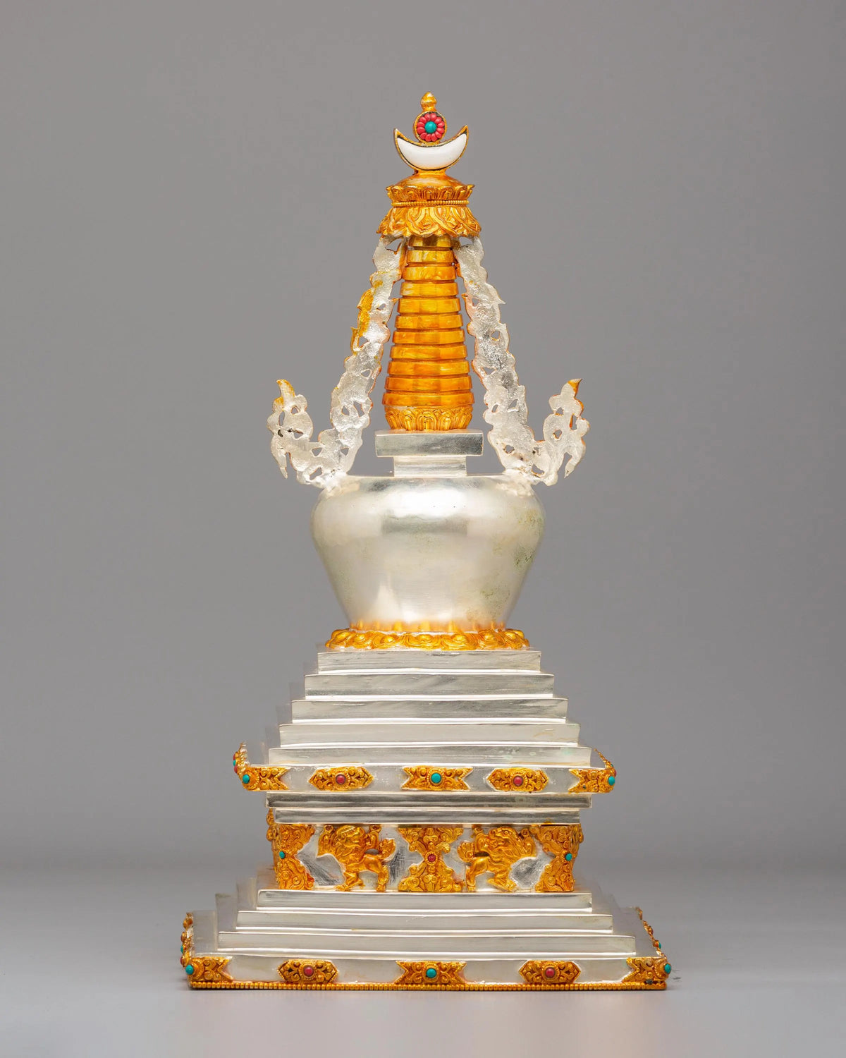 Scared Tibetan Stupa | Handcrafted Buddhist Shrine