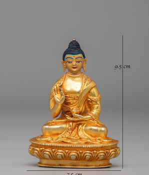 Handmade Amogasiddhi Statue | Copper Body with 24K Gold Plating