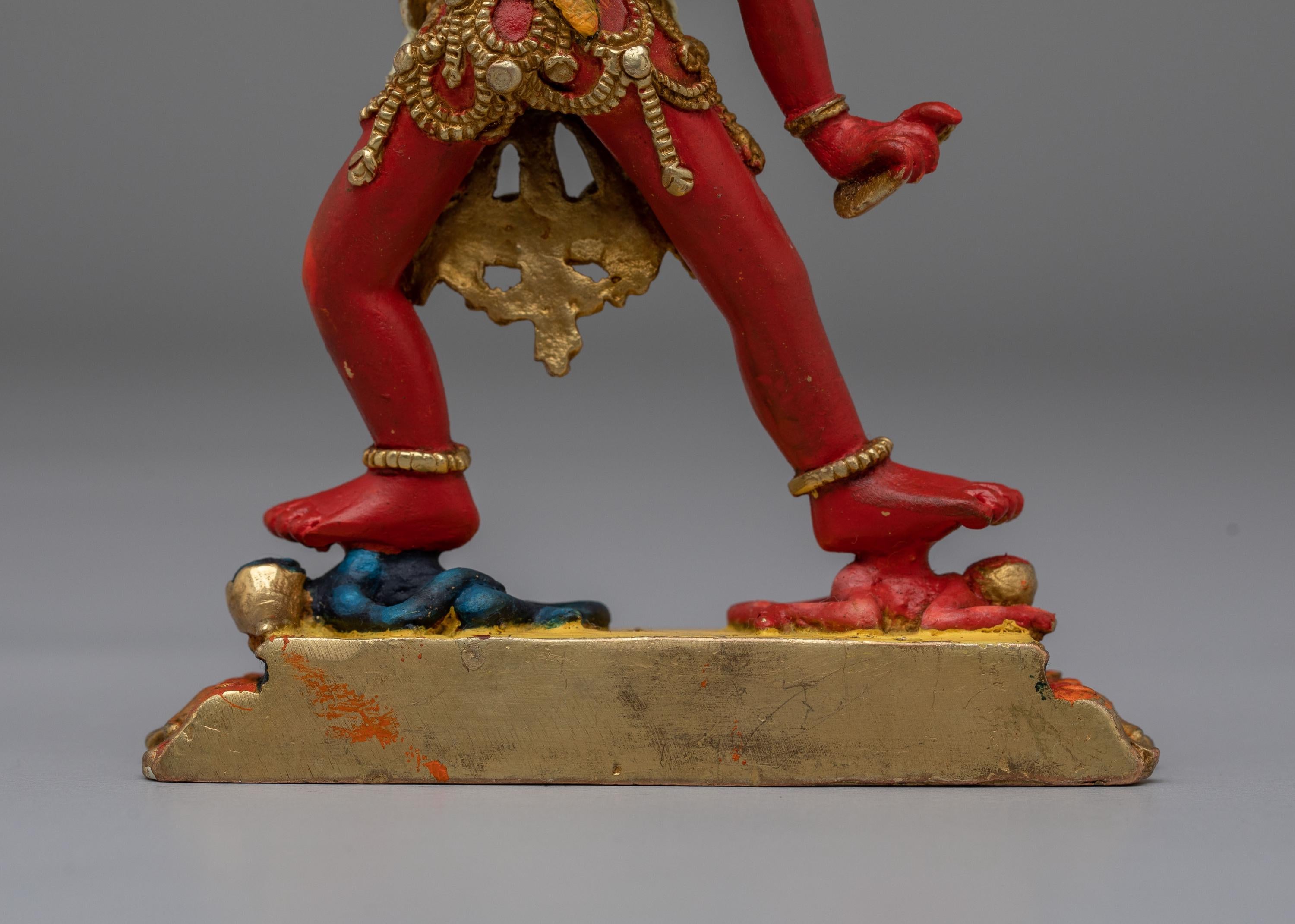 Sacred Tantric Buddhist Vajrayogini Statue | Tibetan Deity Sculpture for Meditation