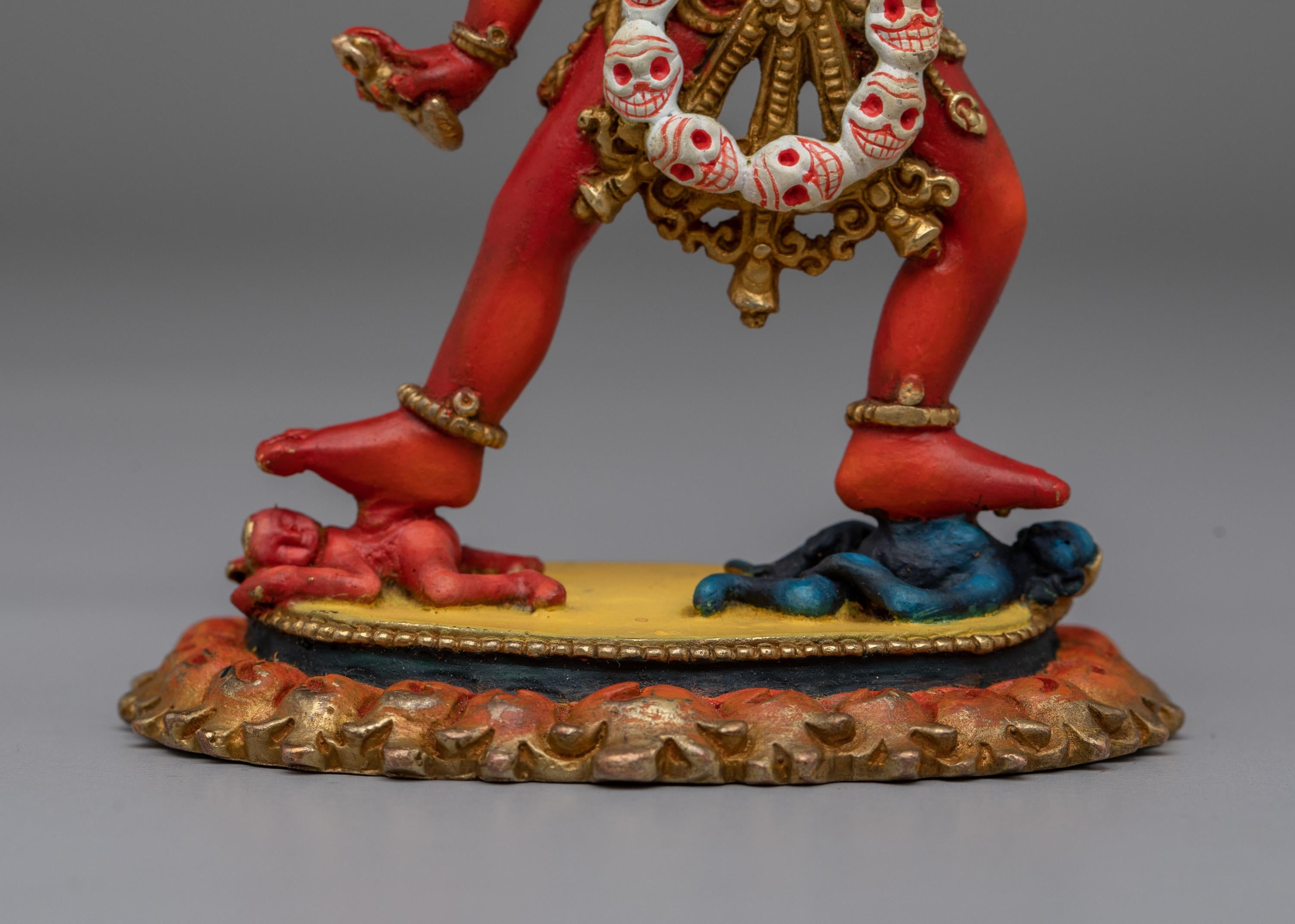 Sacred Tantric Buddhist Vajrayogini Statue | Tibetan Deity Sculpture for Meditation