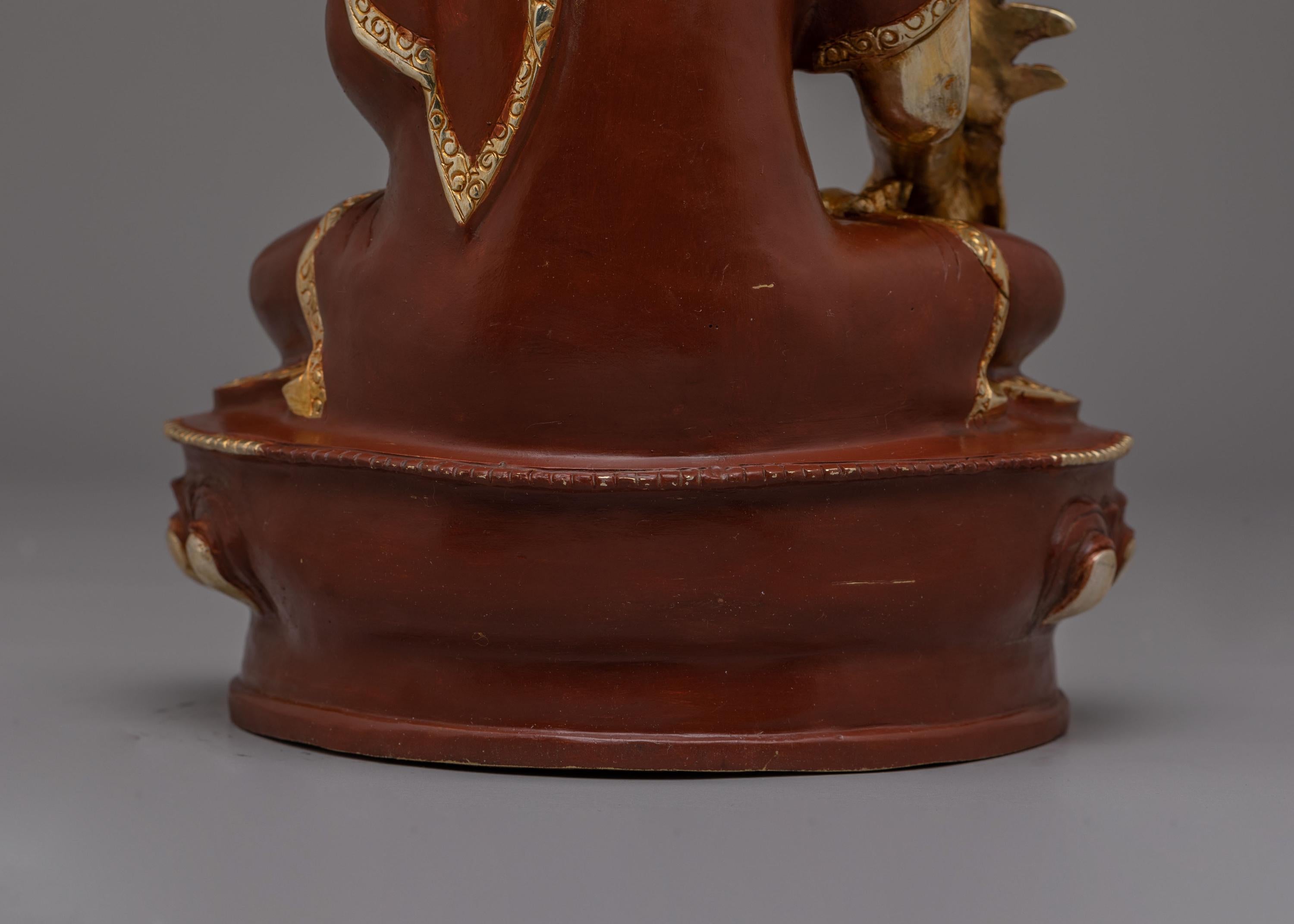 Traditional Tibetan Healing Buddha Statue | Medicine Buddha Sculpture