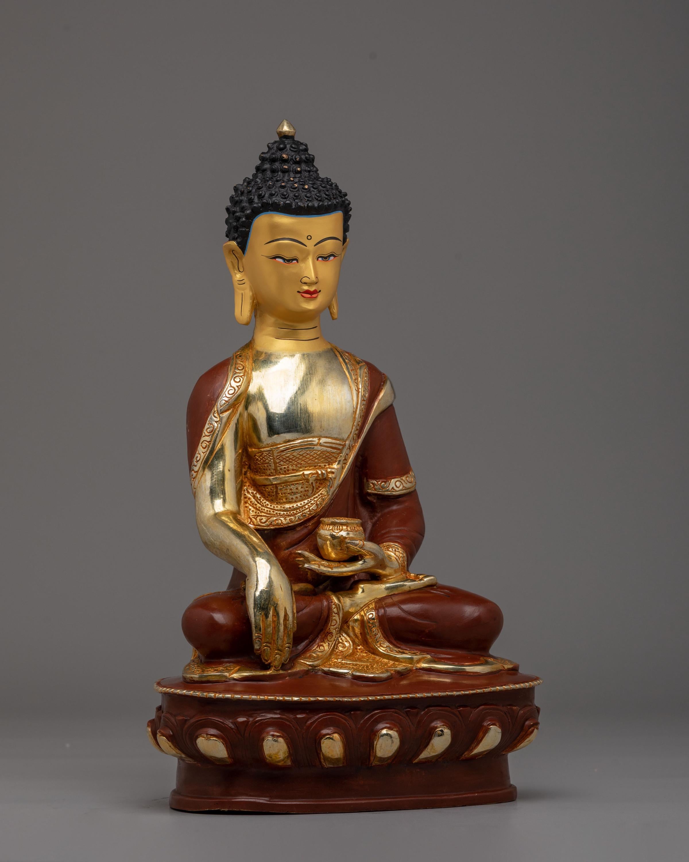 Buddha Shakyamuni Nepal Statue | Himalayan Art Work