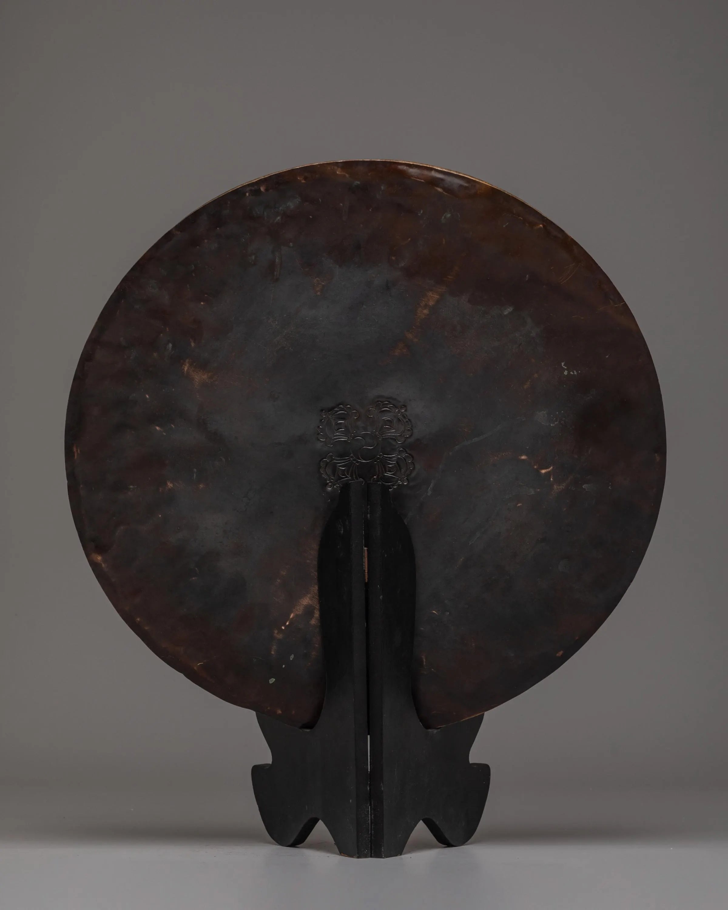 Nepalese Mandala with Stand | Copper Mandala Art