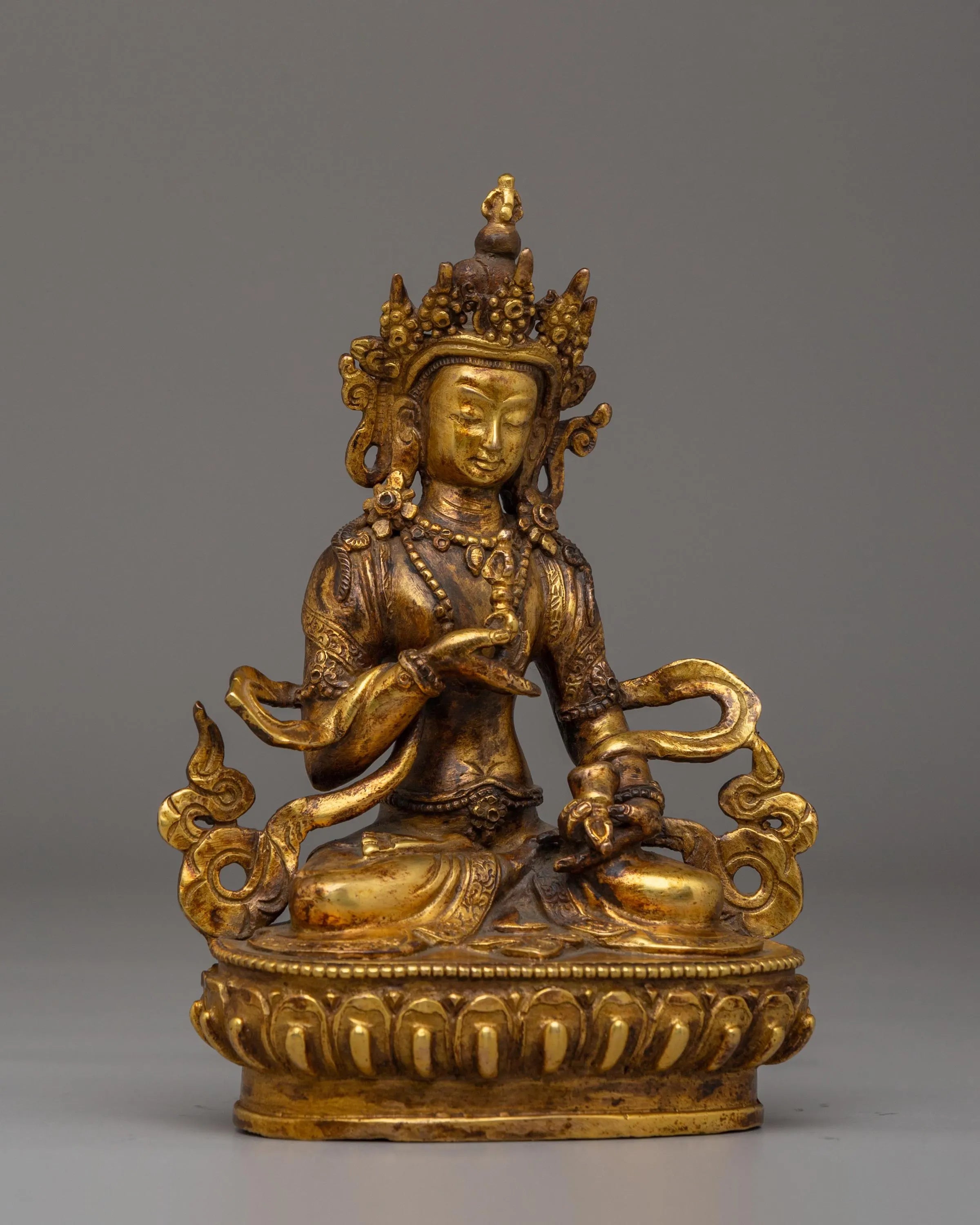 Handmade Vajrasattva Deity Statue | Symbol of Purification and Spiritual Transformation