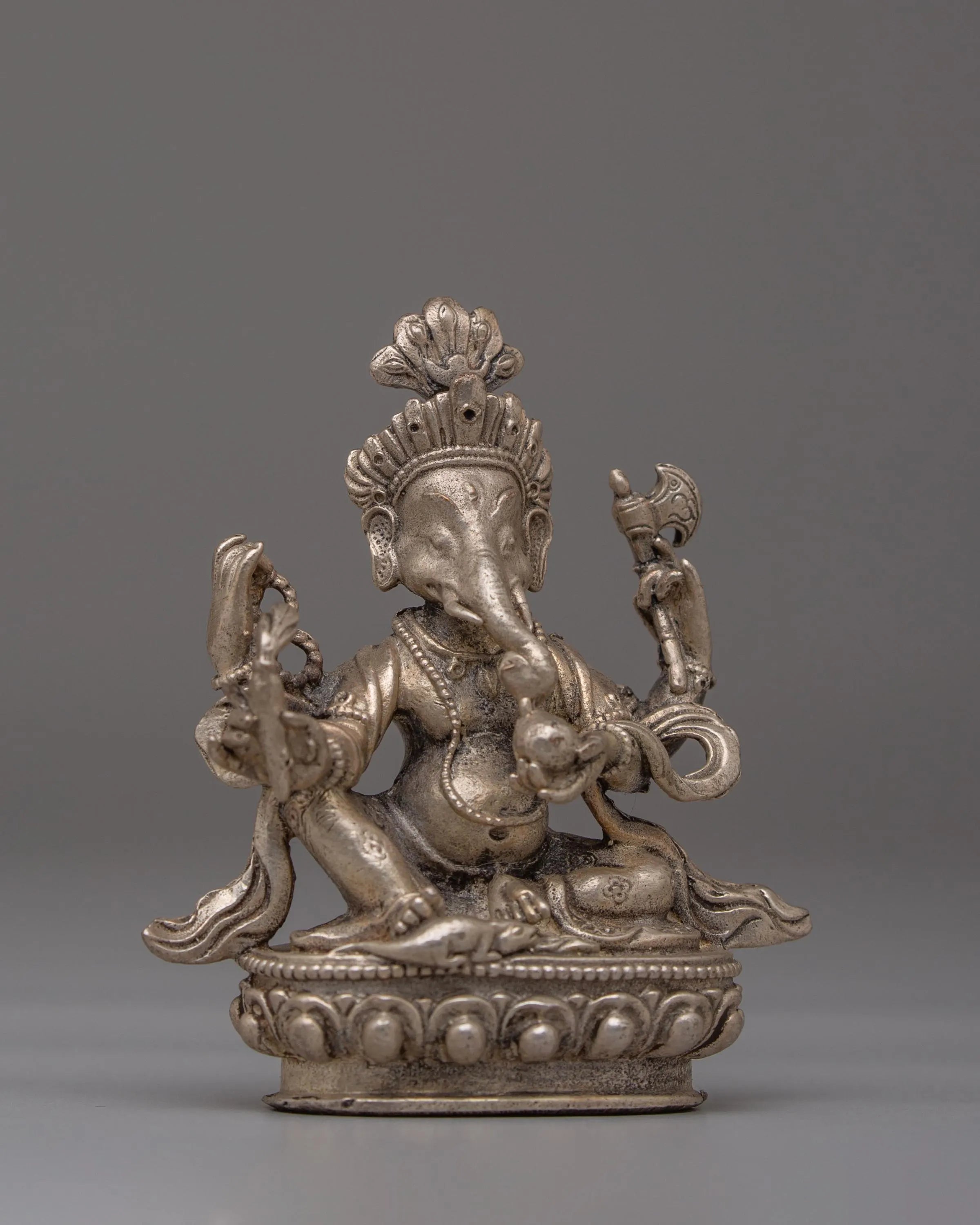 Handcrafted Sacred Ganesha Statue | Hindu God of Wisdom