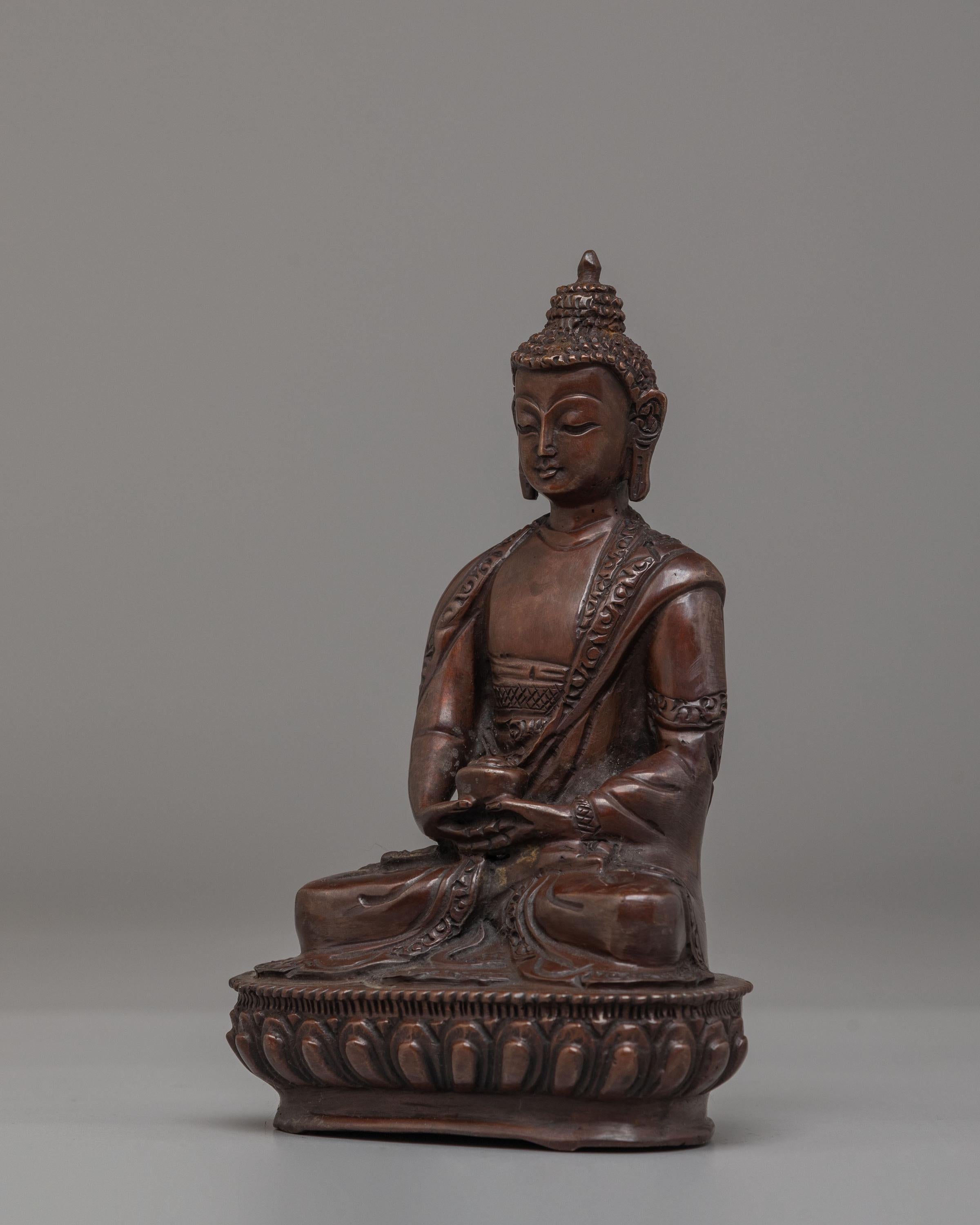 Sacred Tibetan Amitabha Buddha Statue | Symbol of Infinite Light and Compassion
