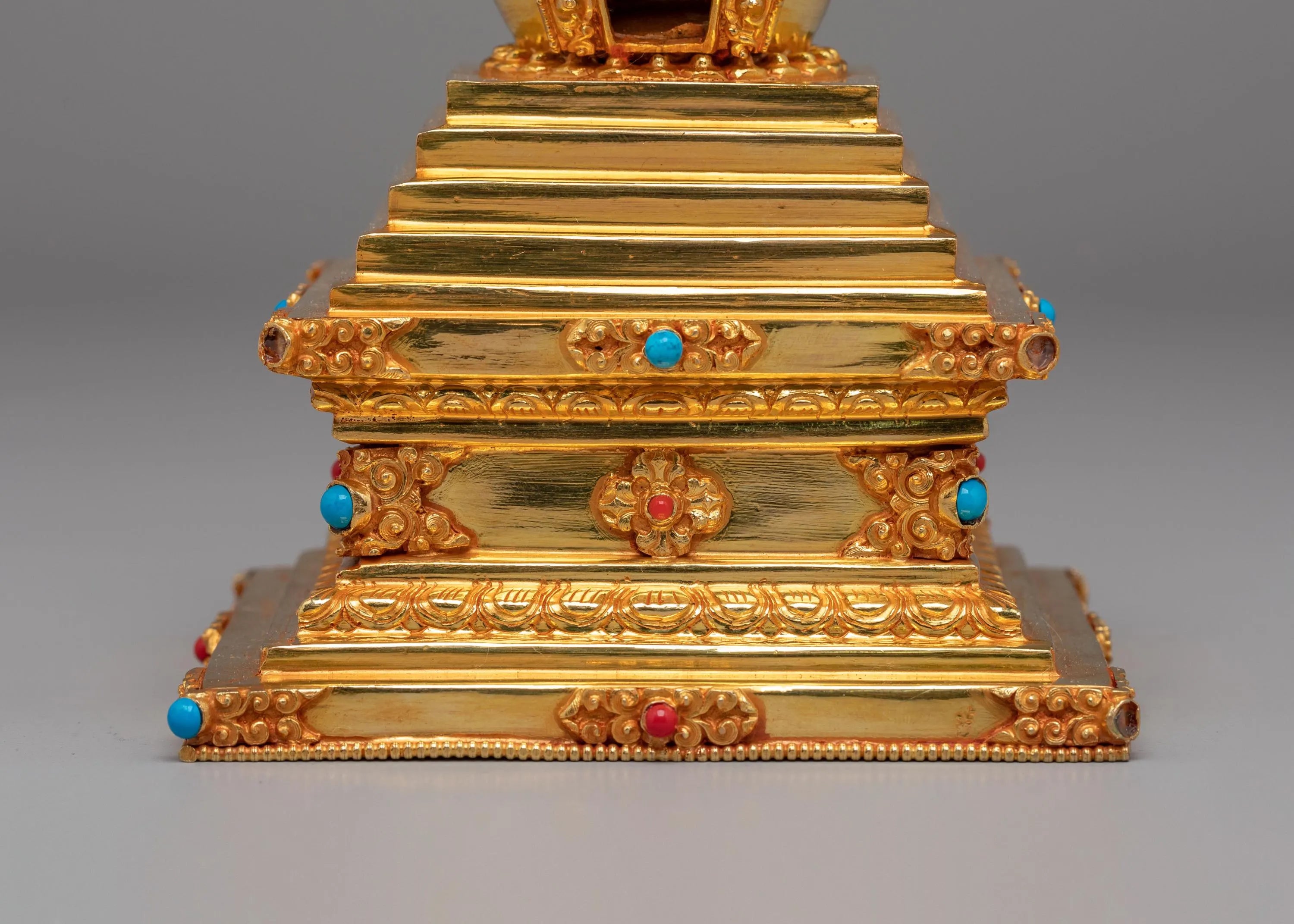 Jangchub Stupa Tibetan Monument | Traditional Tibetan Buddhist Shrine Decor
