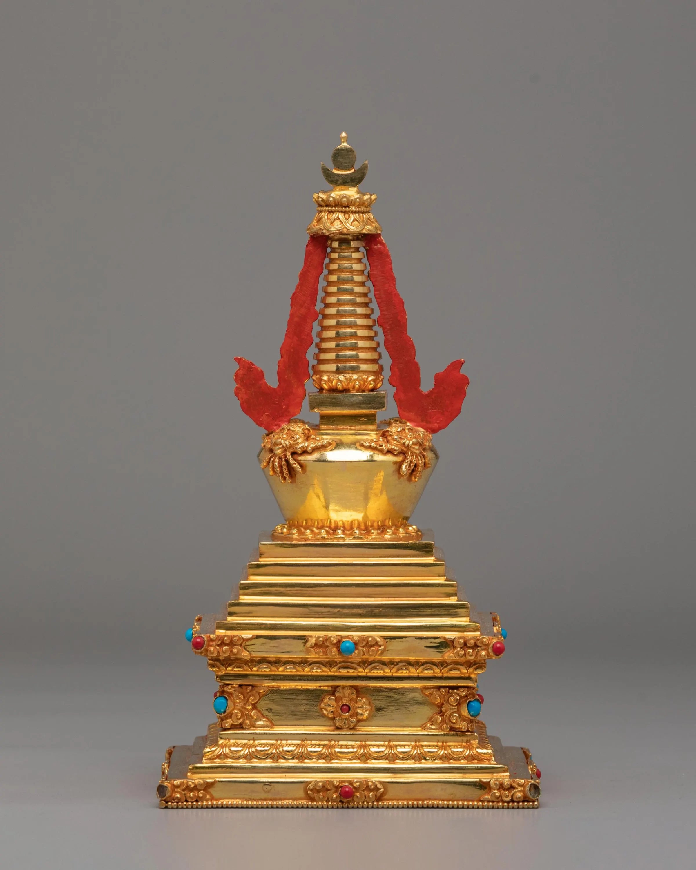 Jangchub Stupa Tibetan Monument | Traditional Tibetan Buddhist Shrine Decor