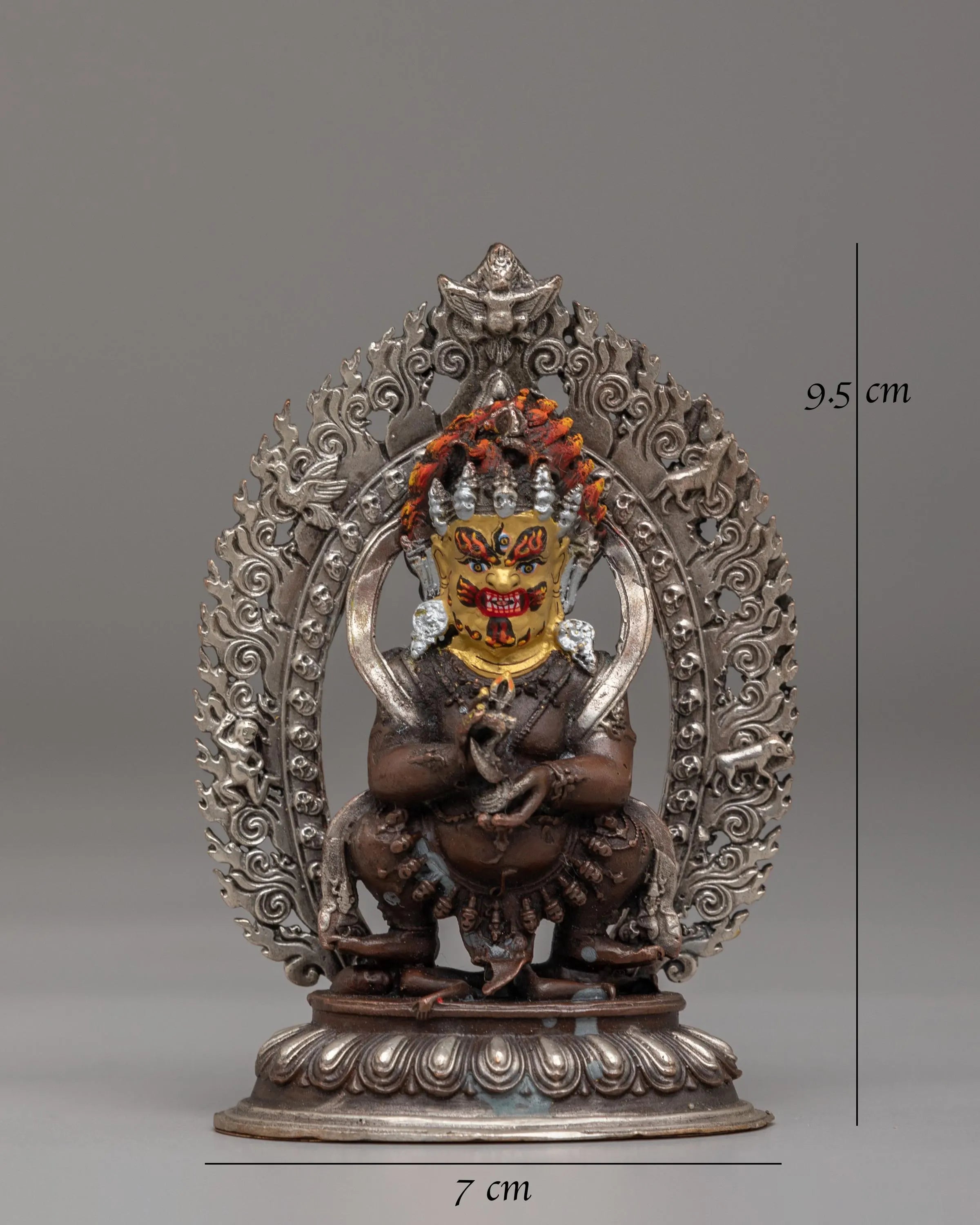 Sacred Mahakala Statue | Himalayan Artwork