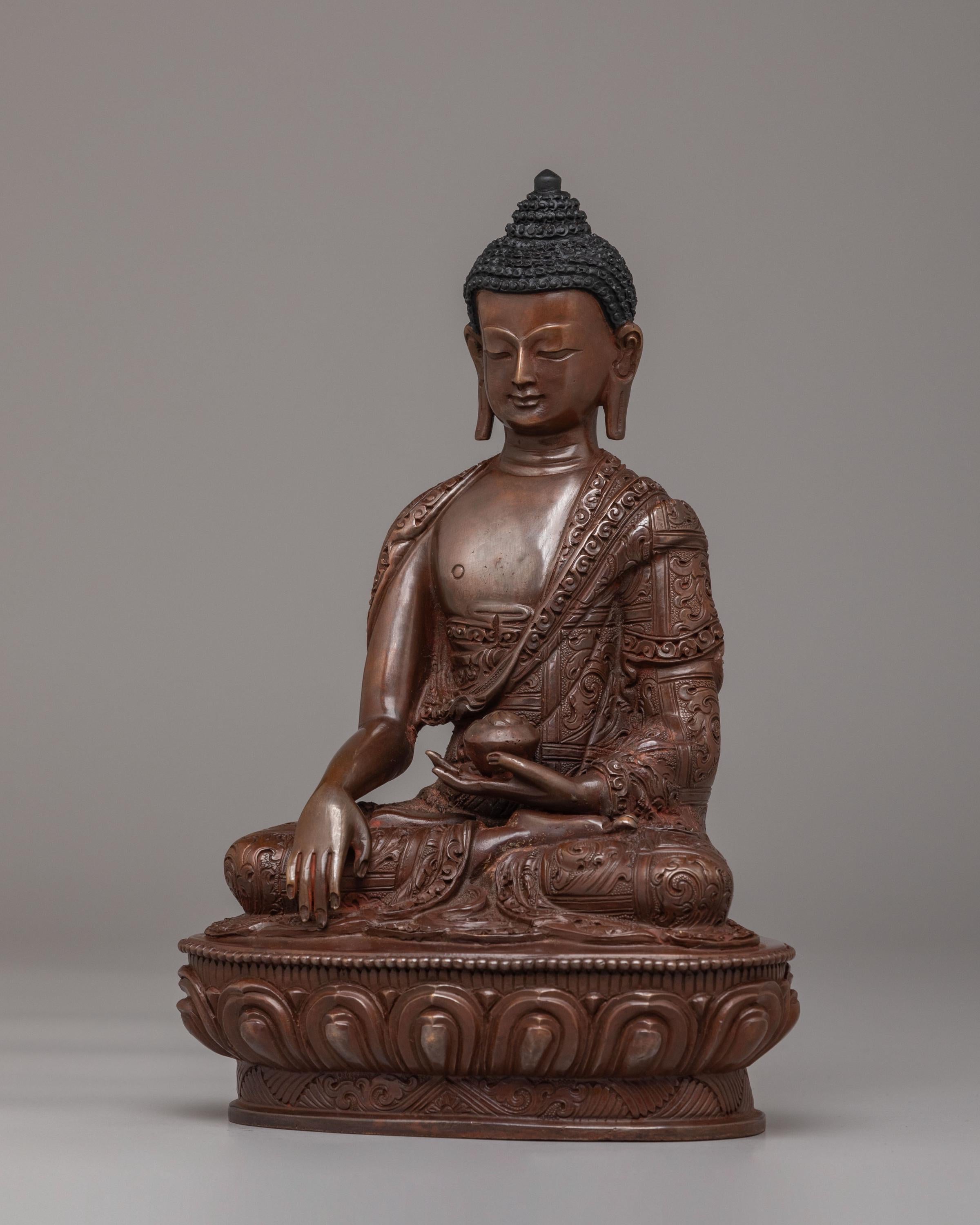 Ceremonial Shakyamuni Buddha Statue | Symbol of Enlightenment