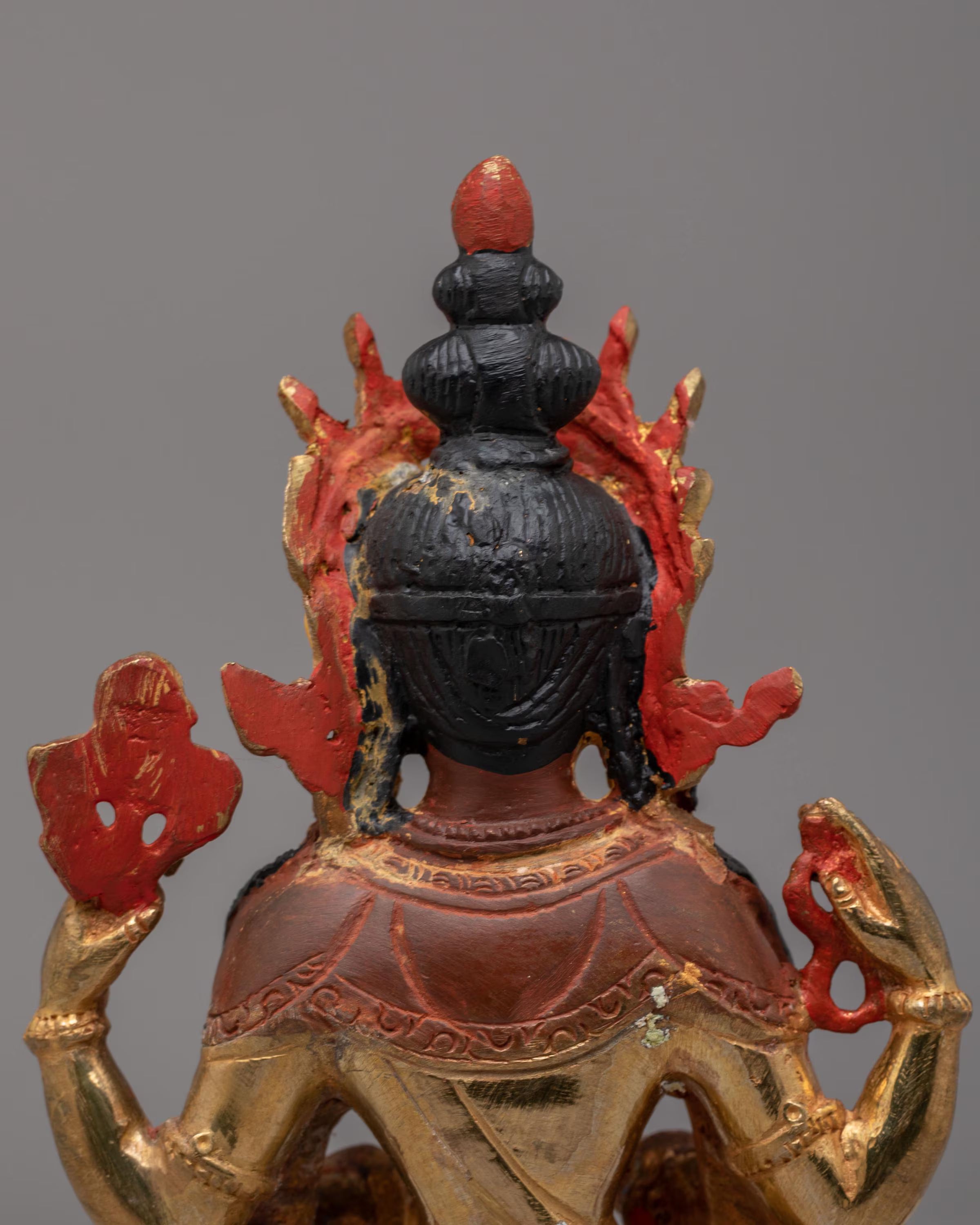 Spiritual Chenrezig Compassion Deity Statue | Tibetan Avalokiteshvara Statue
