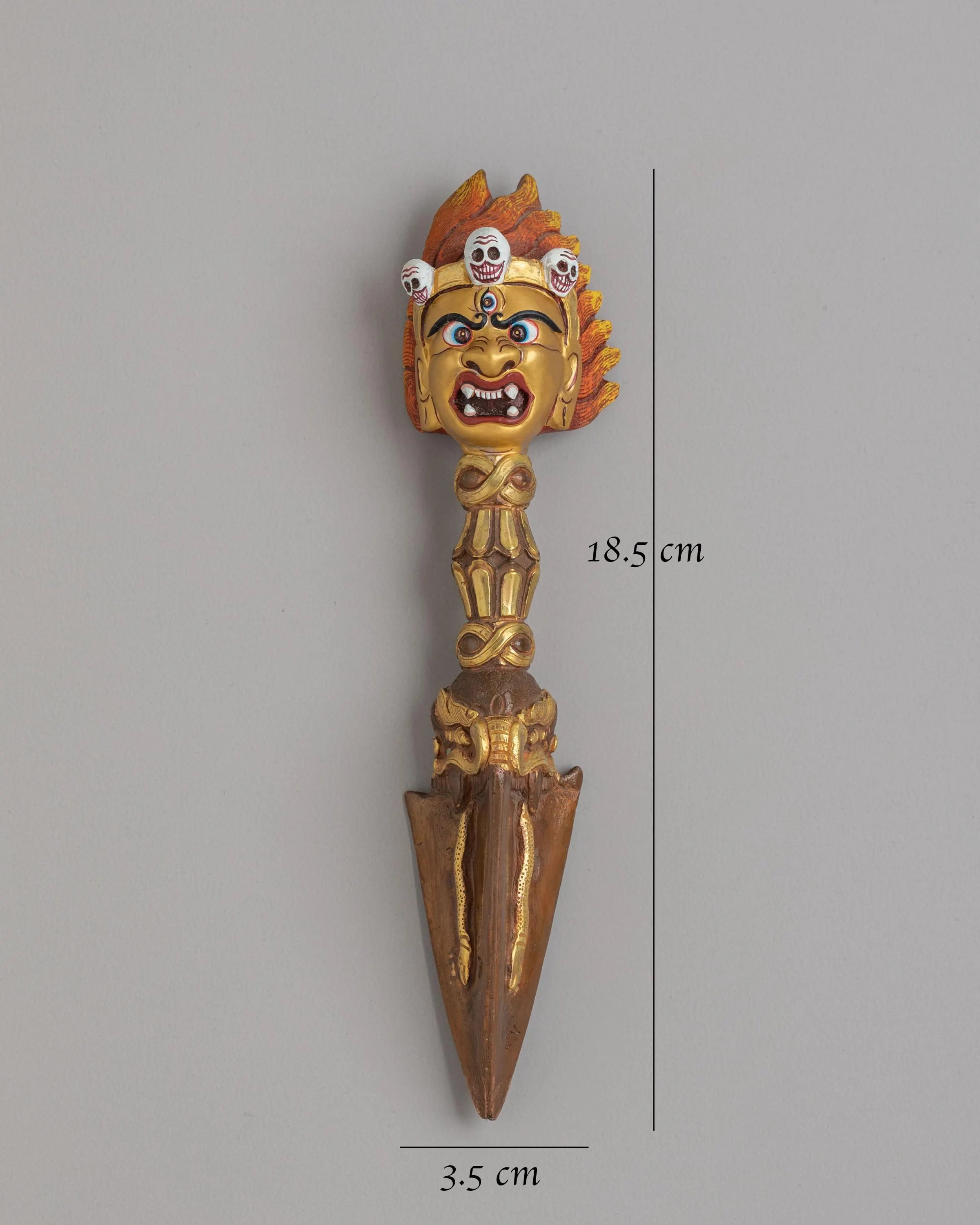 Himalayan Ceremonial Phurba | Ritual Dagger for Altar