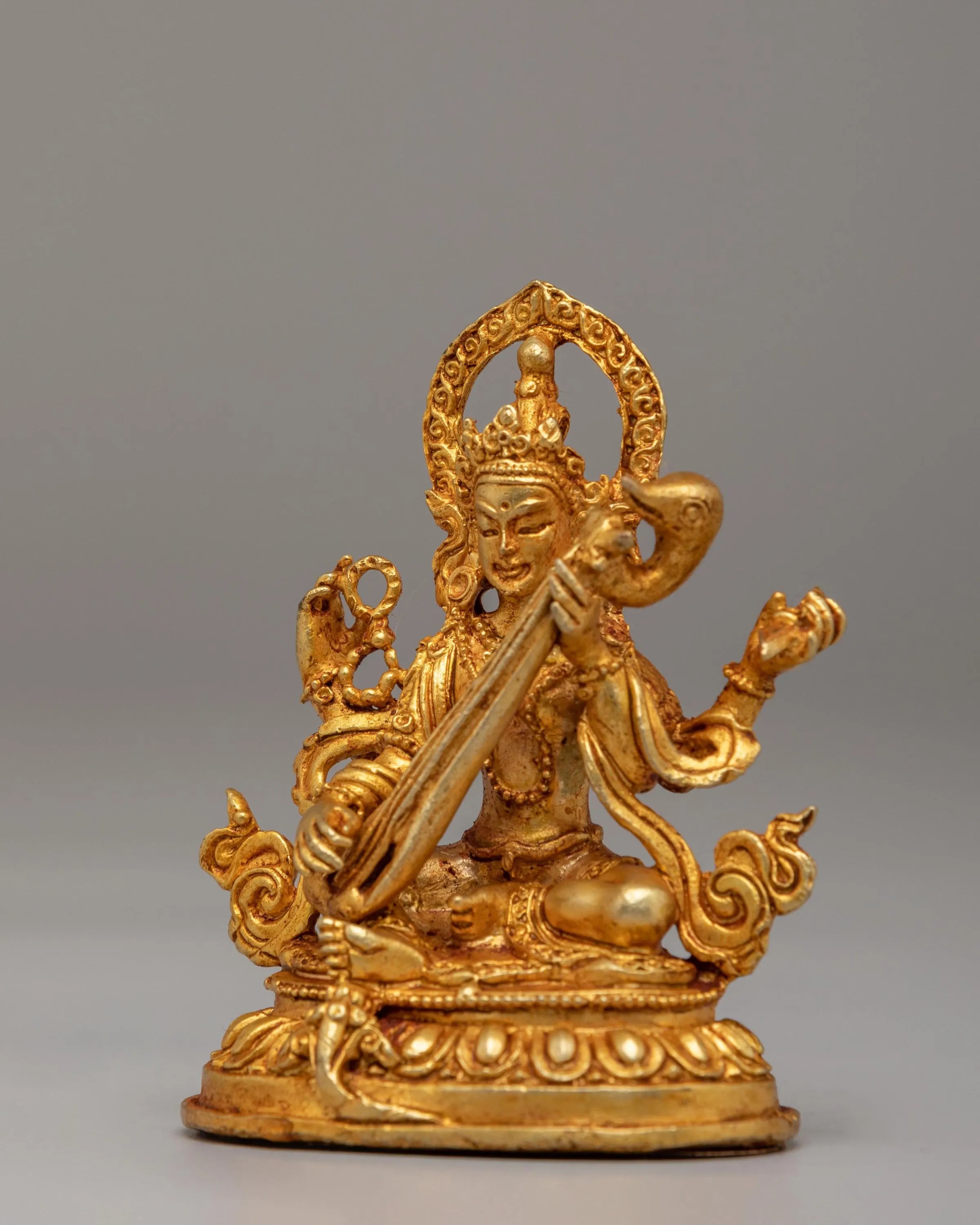 Divine Saraswati Statue| Hindu Idol for Altar & Meditation