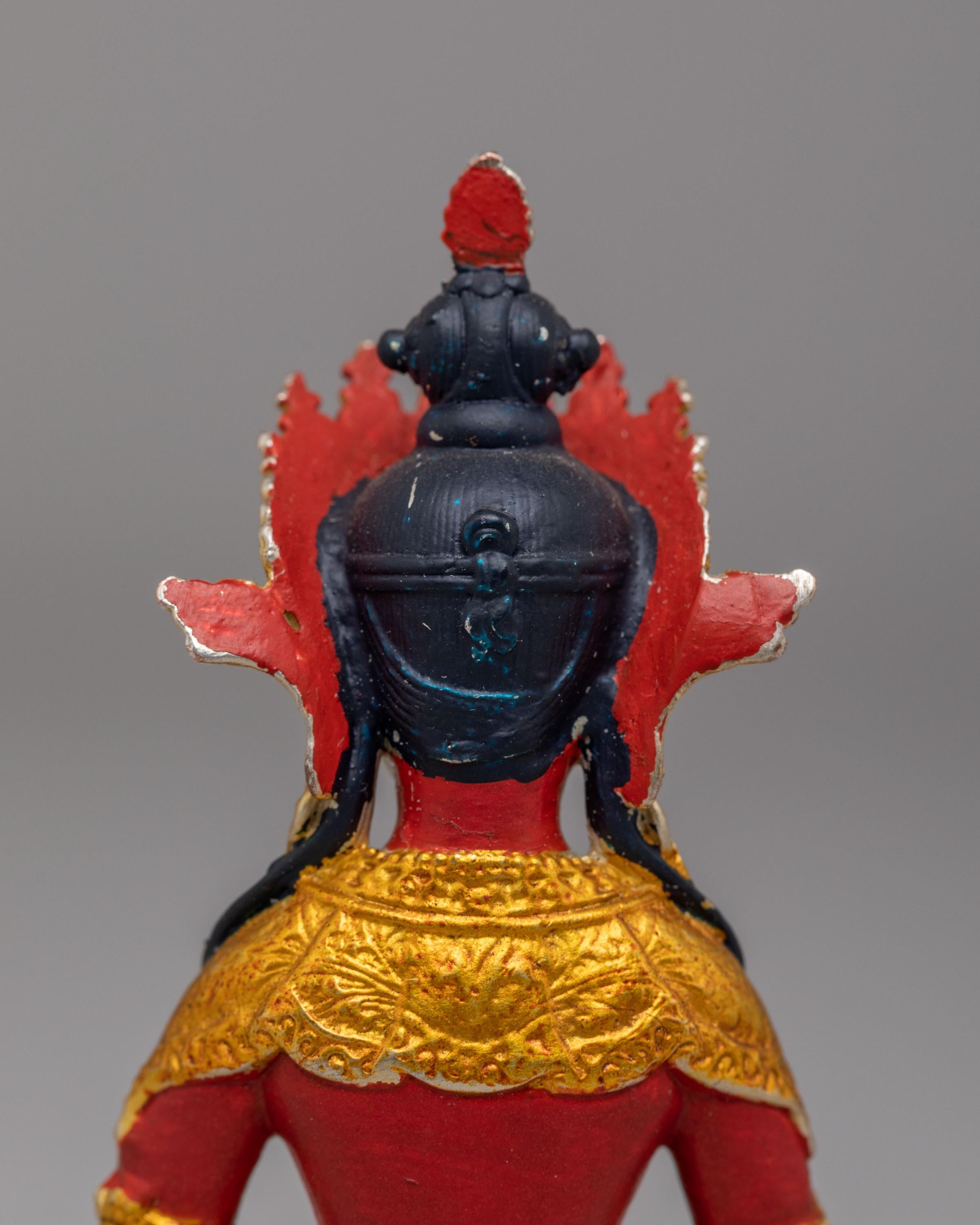 Sacred Altar Amitayus Buddha Statue | Longevity Buddha Sculpture