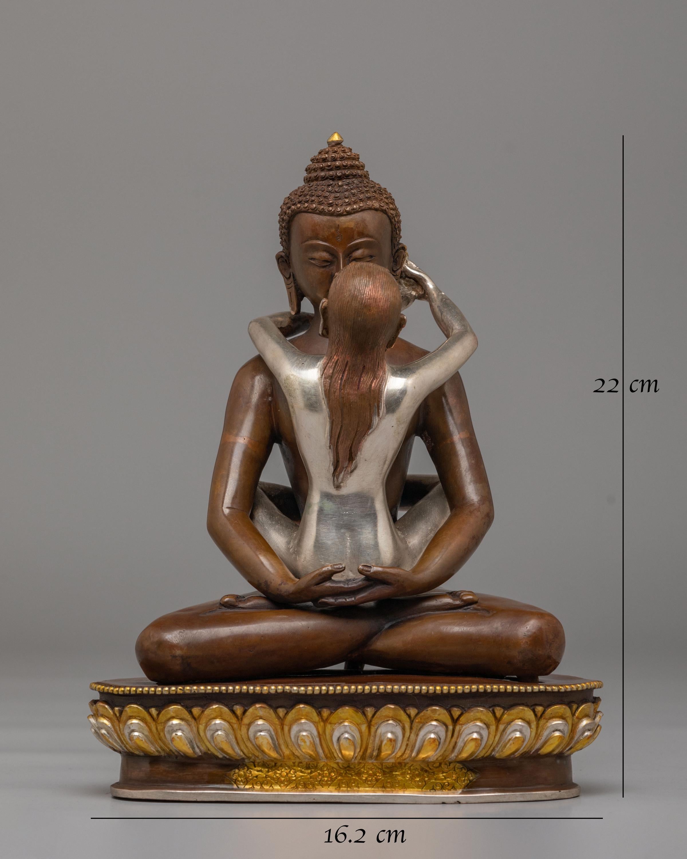 Handmade Altar Samantabhadra Statue | Sacred Buddhist Decor