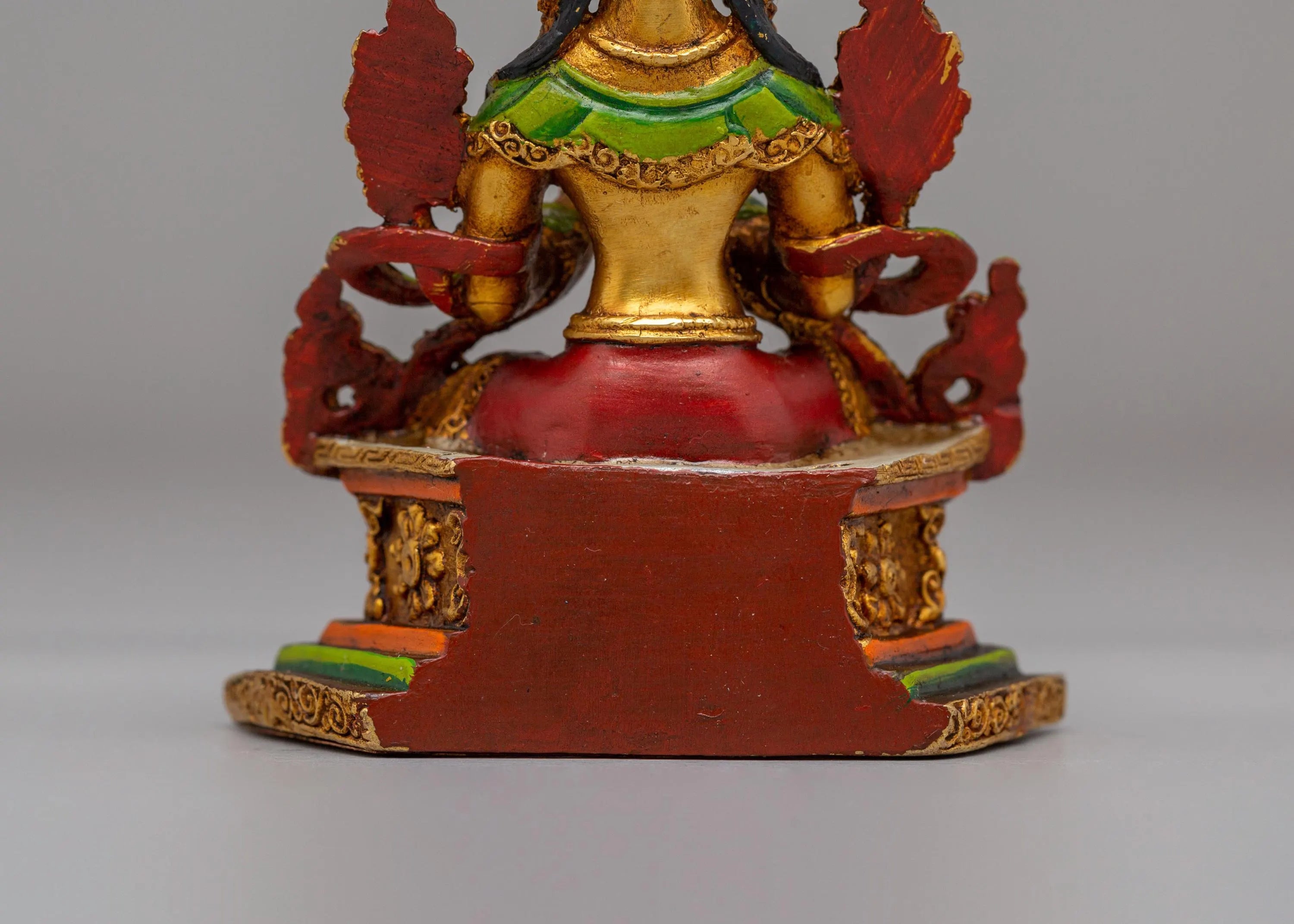 Spiritual Maitreya Buddha Deity Statue | Handmade Copper Sculpture with 24K Gold Plating