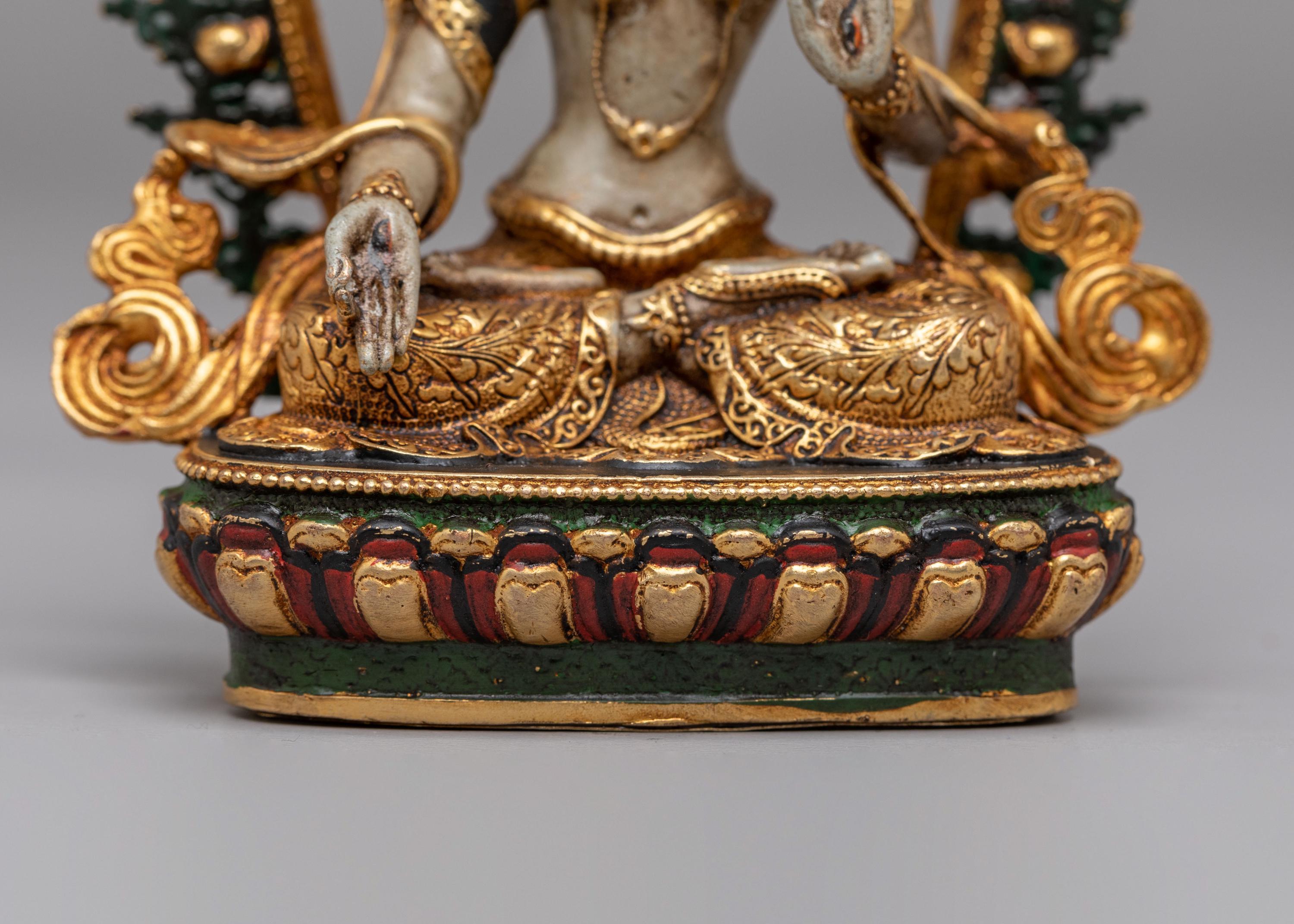 Himalayan Chenrezig Altar Statue | Buddhist Altar Decor