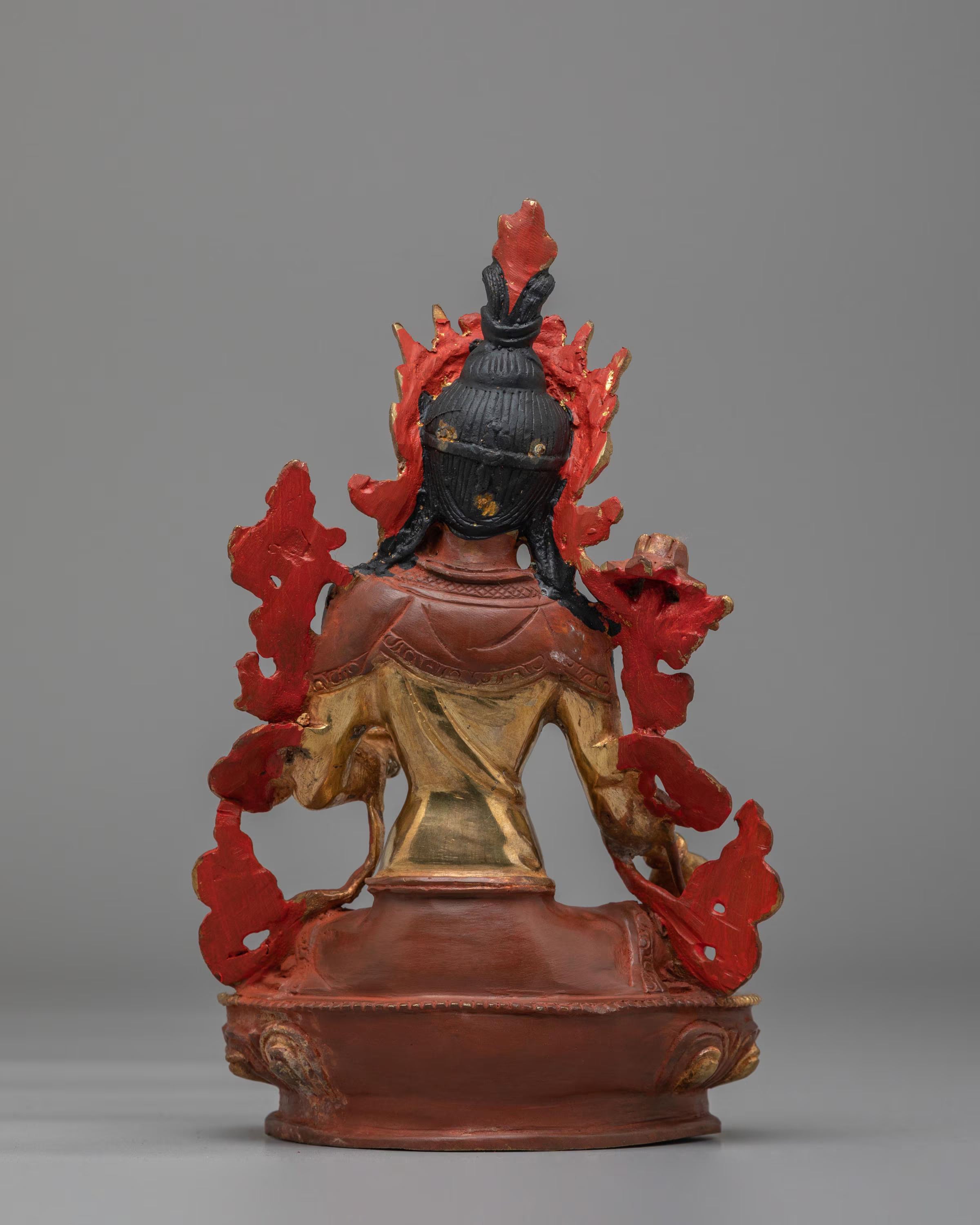Enlightened Green Tara Goddess Statue | Buddhist Altar Decor