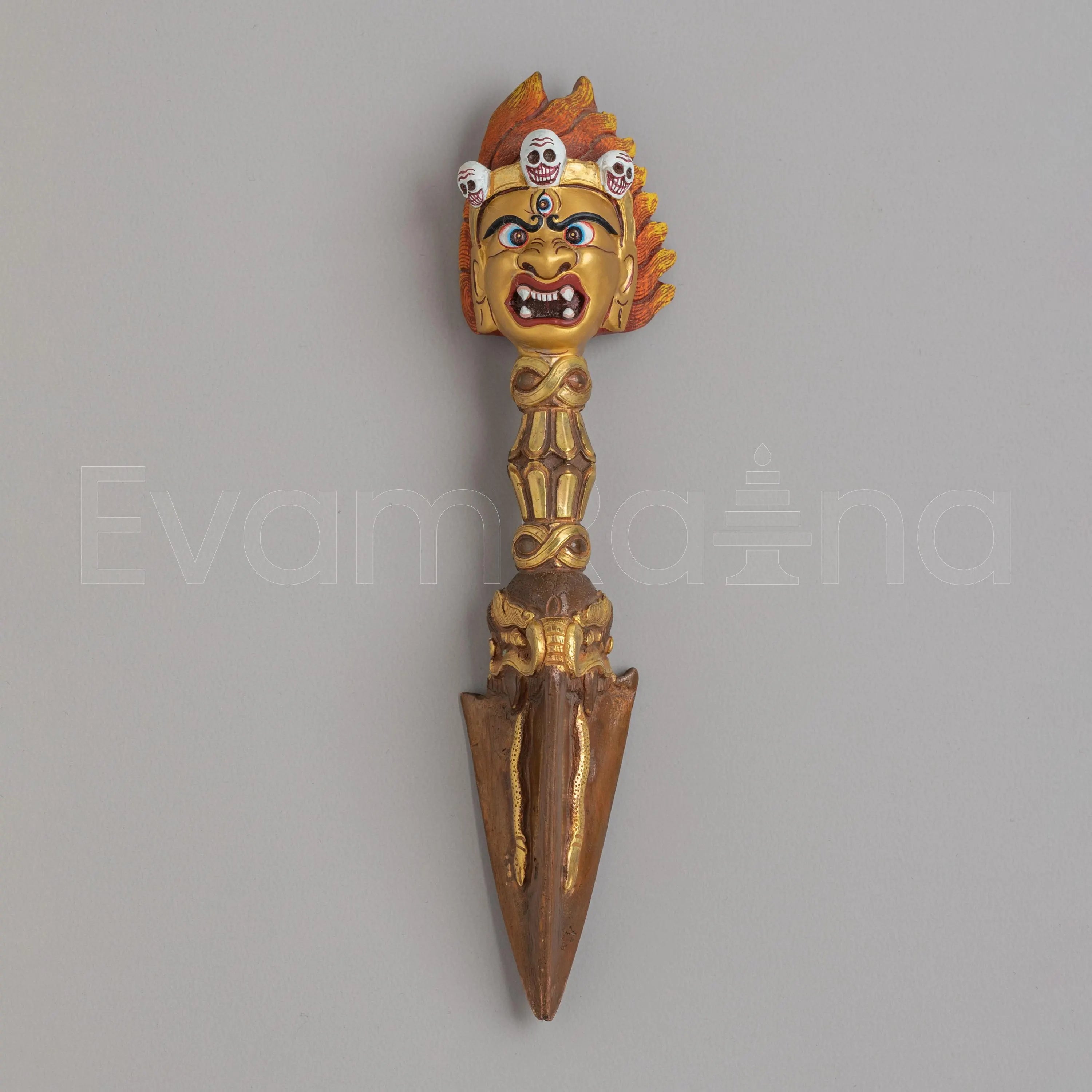 Himalayan Ceremonial Phurba | Ritual Dagger for Altar