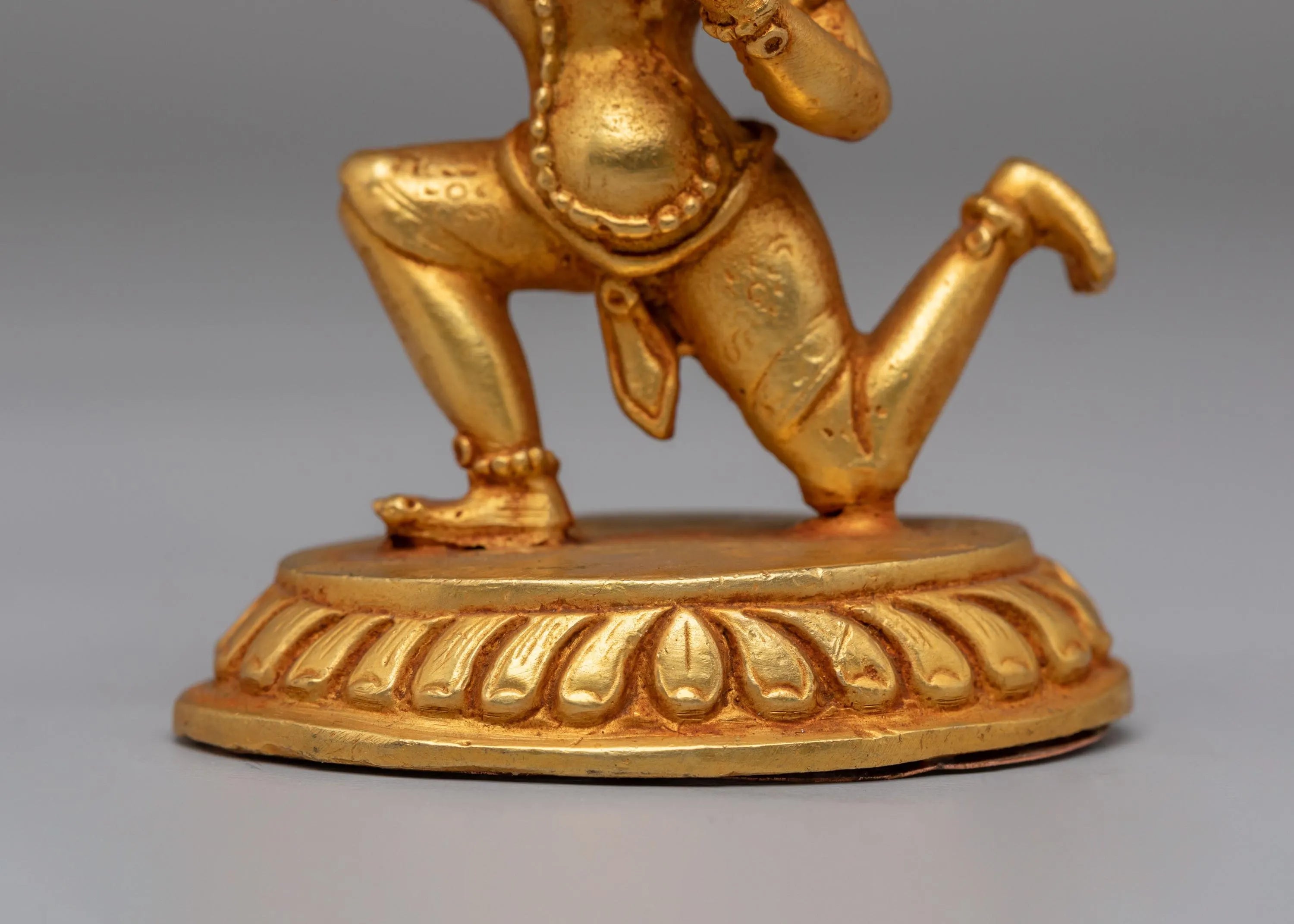 Sacred Achala Statue | Gold Plated Copper Protector