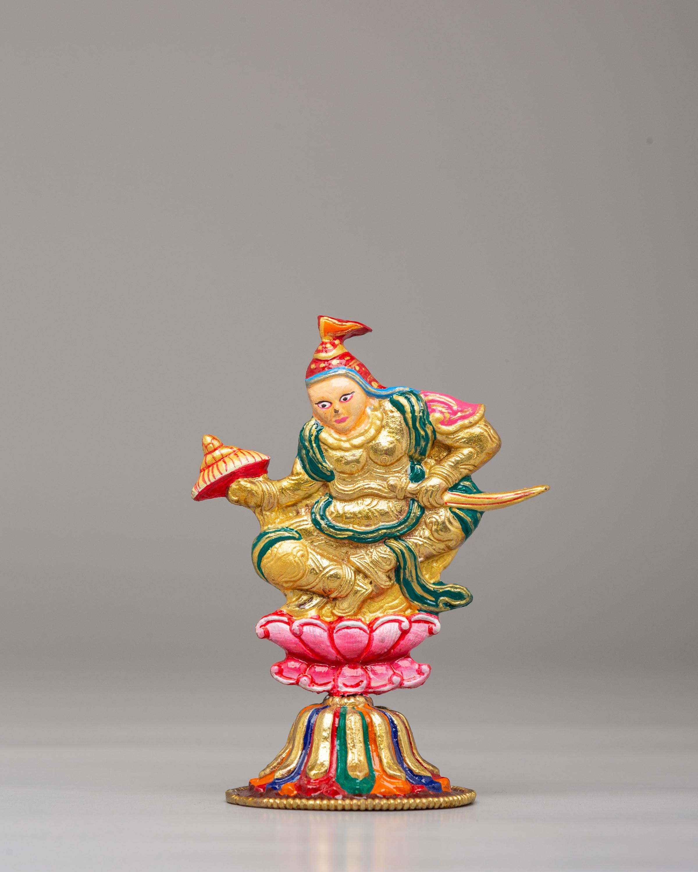 Tibetan Chakravartin Possessions Sculpture | Sacred Spiritual Decor